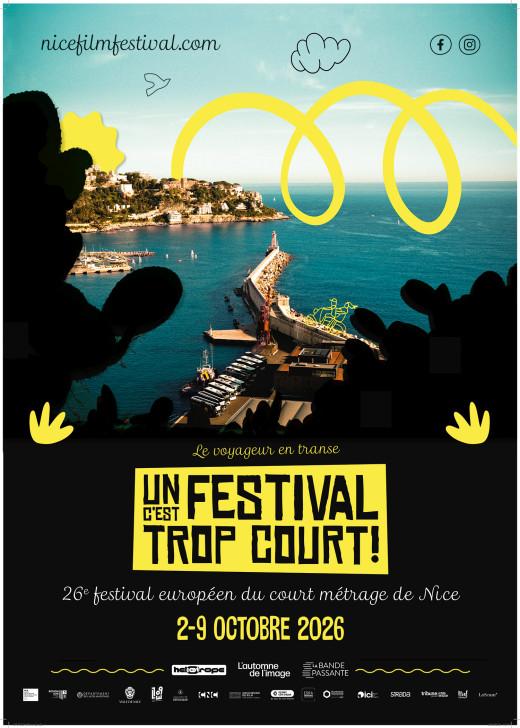 Un Festival C’est Trop Court !, du 2 au 9 octobre 2026 à Nice : 2 pass pour TOUT Un…